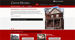 Desktop Screenshot of cliftonhousing.com